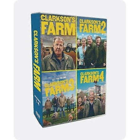 Clarkson's Farm Kompletta Säsonger 1-4 DVD Box Set, 8-Disc Engelska Versionen TV-serie Samling