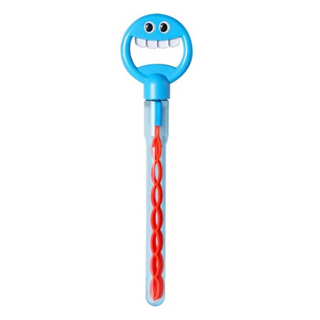 32-Hulls Smilende Ansikt Såpepinne Store Såpebobler Tryllestaver Såpeboblemaskin Søt Lang 5-Klø Såpeboble Tryllestav for Sommerleketøy Festgave