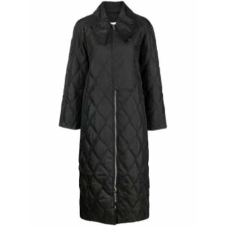 Ganni Down Coats Sort, Dame Parka