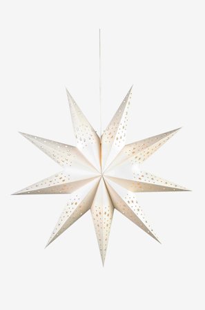 Markslöjd - Julstjärna SOLVALLA 75 cm - Vit - Adventsstjärnor - Från Homeroom