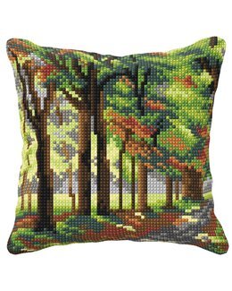 Stickpackung Kissen Wald - Orchidea