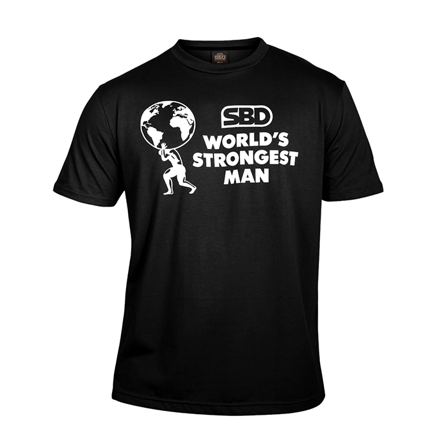 SBD Apparel World Strongest Man T-Shirt - Women's, Black