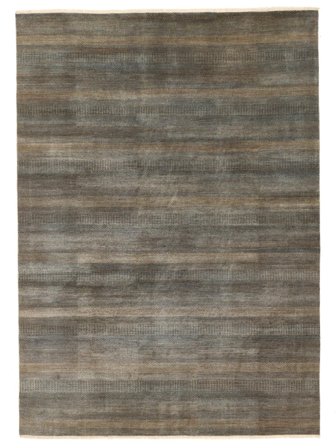 Noué À La Main Grass Tapis 304X428 De Laine Marron/Jaune Foncé Grand