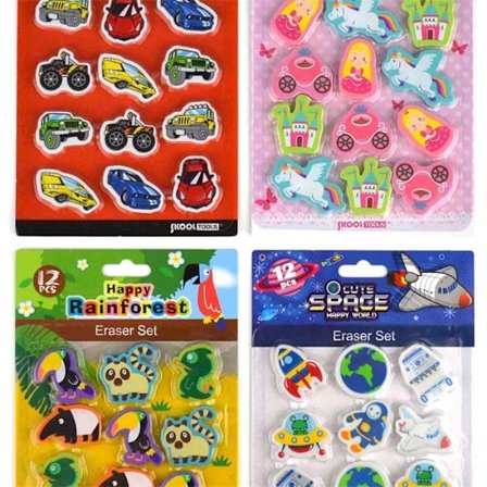 Suddgummi 12 delar, 4 cm - Robetoy