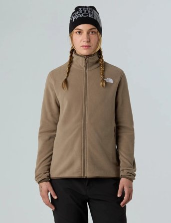 The North Face W Glacier Fleece Jacket - Brown - XS