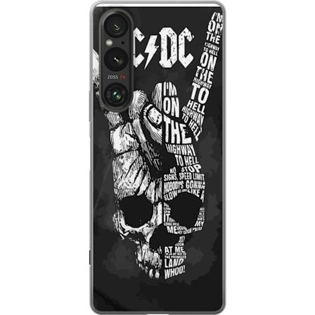 Kompatibel Mobilcover til Sony Xperia 1 VI AC DC Rock Band Musik Guitar