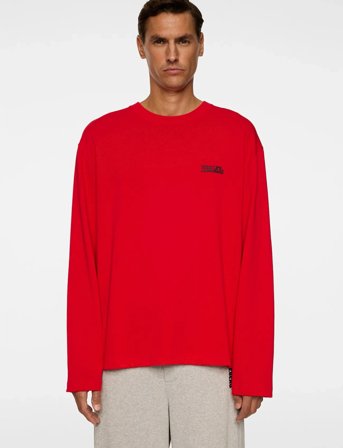 J. Lindeberg Walsh Ls Apres T-Shirt - Red - L