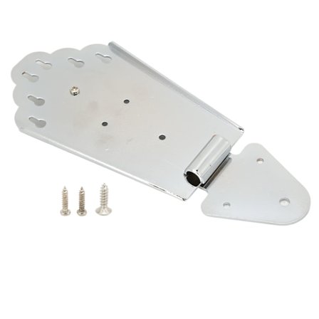 Jazz-kitaran talla metallinen tuulettimen muotoinen Jazz-kitaran tallan korvaus puoliksi ontolle sähkökitaralle, lisävaruste hopea