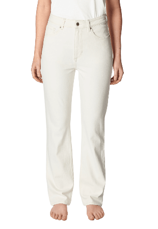 Carin Wester Slimfit-jeans med hög midja LINDA Jeans Vit 42