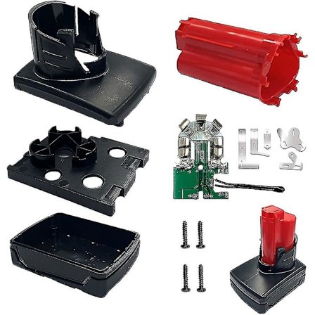 M12 12v 18v 3.0ah-6.0ah-9.0ah Batterikasse Udskiftning, Batteri Knækket Plastikkasse Udskiftning Rep
