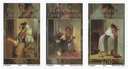Liechtenstein - Fyrstens skatkammer - Postfrisk sæt 3v