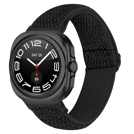 Vävd Nylonarmband Samsung Galaxy Watch 8 40mm Svart