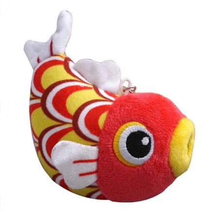 Kala Pehmolelu Avaimenperä Punainen