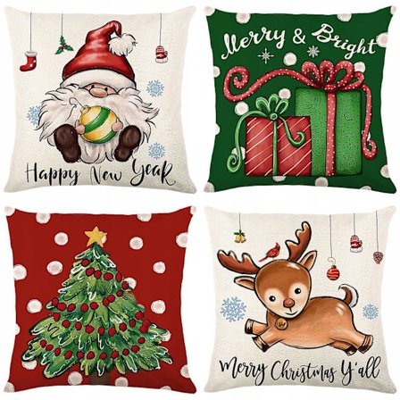 Jul örngott röd julgran örngott