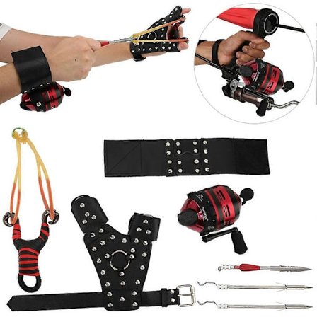 Udendørs Metal Buefiskeri Spincast Hjul Sæt Fiskeri Jagt Skydning Tilbehør-WELLNGS