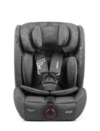 Fairgo Forza I-Size Autostol 76-150 Cm - Stone Grey - Grey - 76/150CM