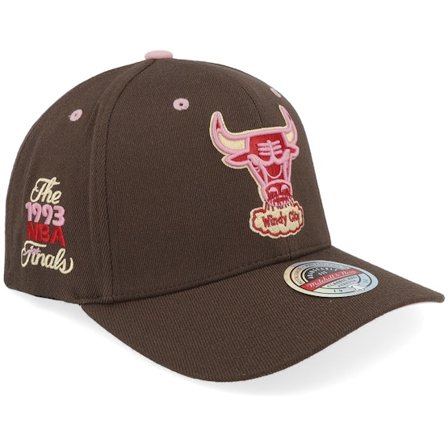 Mitchell & Ness - NBA - Brown - trucker - Cap - Chicago Bulls Classic Red Brown Sugar Bacon Brown Adjustable - Hatstore