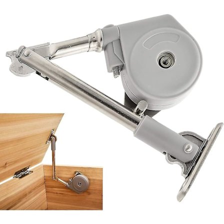 Lokk-støtte 105 Grader Åpen Med Myk Lukking Enkel Installasjon Folding Loksstøttehengsel Hold Lokket Åpent Uten Å Knuse Fingre Perfekt For 