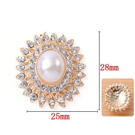 10/20 st pärlknappar strassknappar 5 (10 st) 5 (10 st)