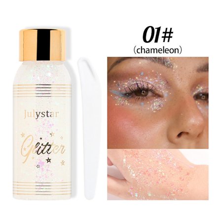 Kameleont Glitter Flytande Ögonskugga för Scensmink, Ansikte & Kropp