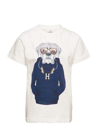 Alwin - T-Shirt T-shirt Hvid Hust & Claire