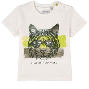 Kids - IKKS White King of Town T-Shirt 12 Months - Tops - 12 months - White