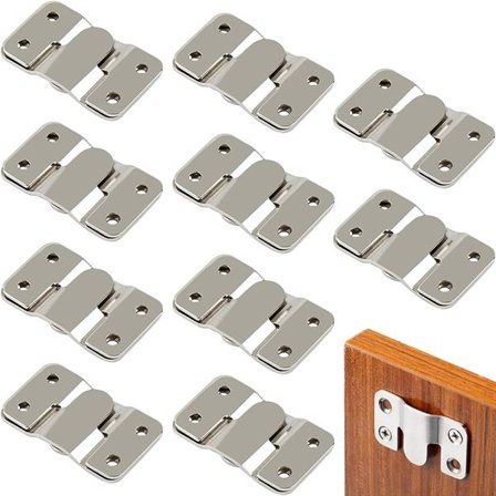 Bildeoppheng 54 mm - 10-pakning veggbraketter for bilderammer og fotorammer