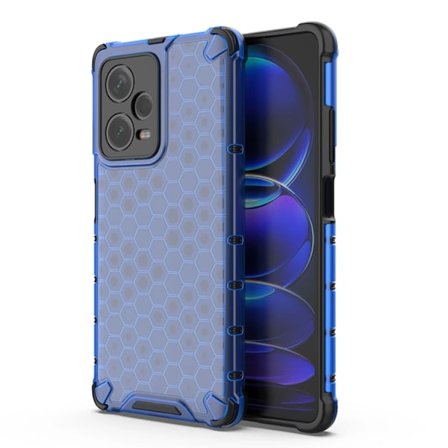 Xiaomi Redmi Note 12 Pro Plus Mobilskal Hybrid Honeycomb - Blå