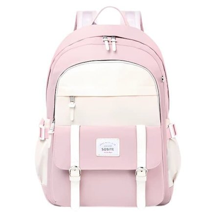 Skolerygsæk til piger, stor kapacitet, åndbar rygsæk til rejser_TF_TF