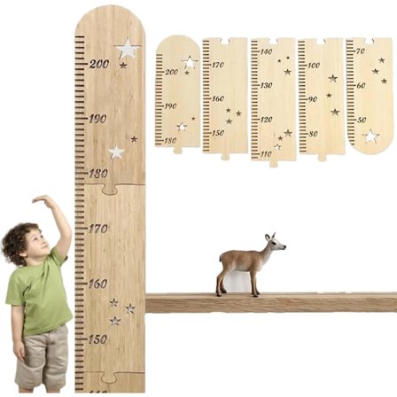 Mätsticka för Barn, Personlig Höjdtabell för Barn 50-200cm, Höjdmätare för Barn, Lämplig för Höjder på Ungefär 50 till 200 cm, för Barn