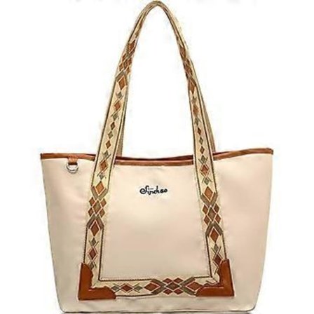 Dam Tote Bag Stor Axelväska Vattenavvisande Lättviktig Nylon Tote Bag för Kvinnor Laptop Väskor Strandväska