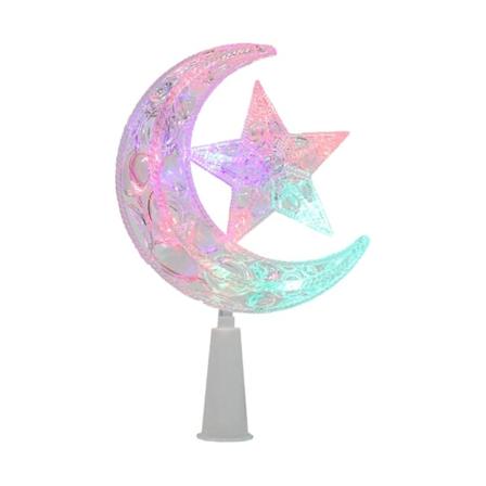 Elegantti Joulukuusen Huipput hti Koriste, Kimaltava Muotoilu Juhla- ja Kausikoristeille, P yt koriste (FMY) Colored light