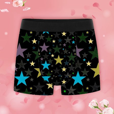 Herre Sjove Printede Boxershorts Stretch Undertøj Elastisk Talje Åndbart Design Fantastisk Julegave til Far Mand og Mandlige Slægtninge