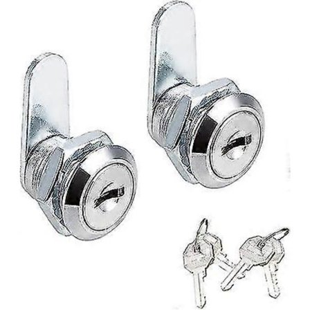 2-pack säkerhetslås för brevlåda, filskåp, kontor, datorbord GWU