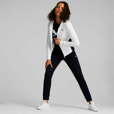 Puma Zip-throughs , Wit , Dames , Maat: XS Hoodies & Sweatvesten