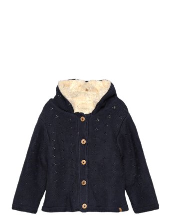 Minymo | Jacket Knit W. Teddy Lining | 86