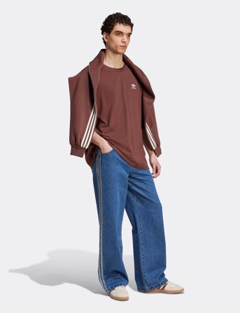 adidas Originals Oversize Tee - Brown - L