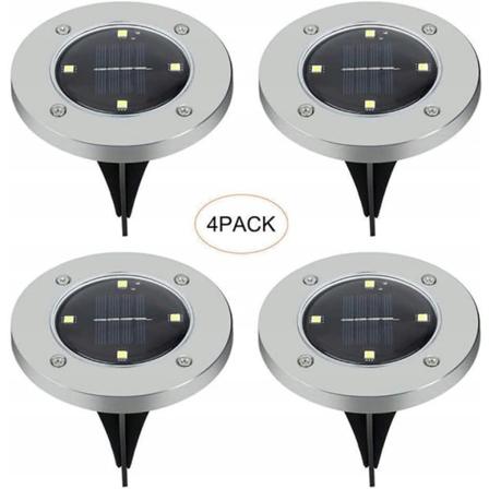 Aurinkovalo ulkovalaistus 4LED maanalainen valo 4 kpl w