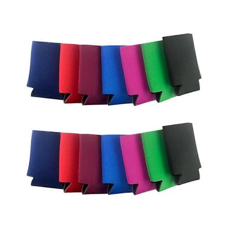 20 stk. Kopærme Neopren Glasflaskeovertræk Isolerede Flaskefrakker til Flaske Dåse