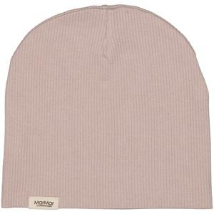 Kids - MarMar Copenhagen Ribbed Beanie Oak 48 cm - Headwear - 48 cm - Beige