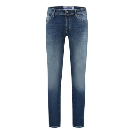 Jacob Cohën, Trousers Denim Nick Slim Blauw, Heren, Maat:W38