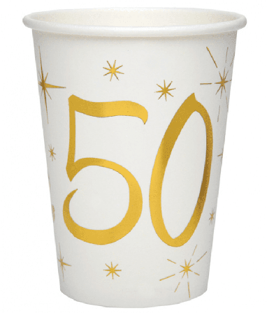 Muggar Vit & Guld 50 år, 10-pack