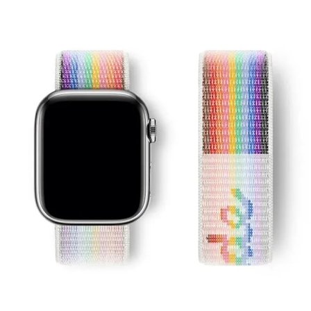 Nylon Loop Armband för Apple Watch band 44mm 40mm 45mm 41mm 46 42mm 49mm 44 45 mm armband iWatch serie 10 9 SE 7 6 5 4 Ultra 2