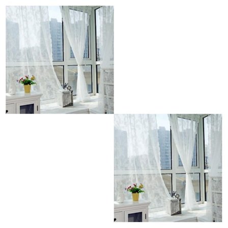 1/2/3 Nem at gennemsigtig gardin til soveværelse - Bred anvendelse garanteret