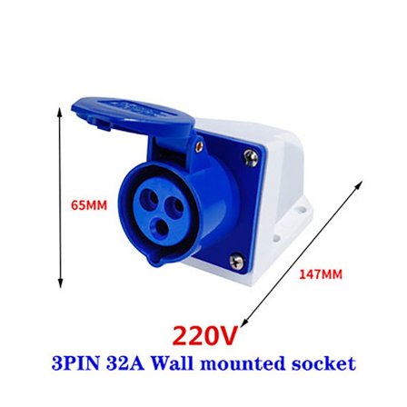 Industriell stikkontakt 16A 16A