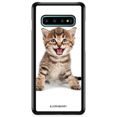 Bjornberry Skal Samsung Galaxy S10 Plus - Söt Kattunge