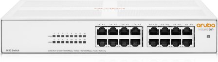 Hewlett Packard Enterprise HPE Aruba Instant On 1430 16G Switch - switch - 16 porter - ikke-styrt - rackmonterbar