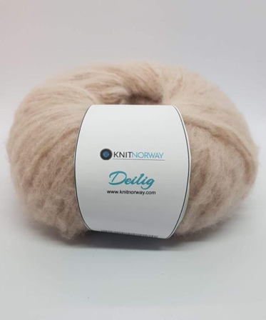 Knit Norway Garn Deilig Beige 1909, 50gr