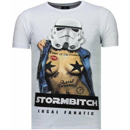 Local Fanatic - T-shirts - Vit - Herr - Storlek: Xl, Herr, Storlek: XL