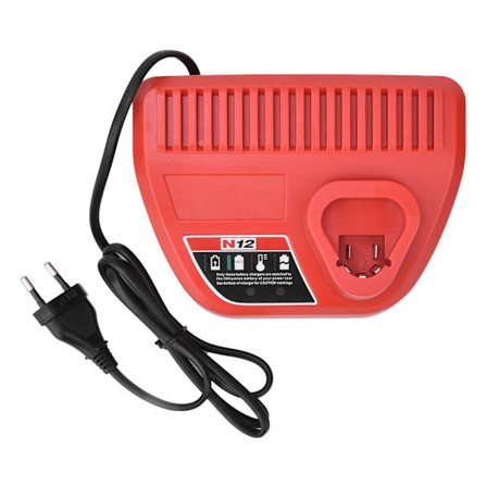 10.8V 12V Litium Batteriladdare för M12 N12 Batteri 48-11-2401 48-11-2402 EU-kontakt 220V